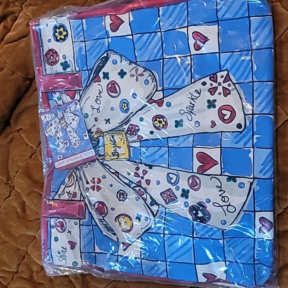 Brighton's Love and Sparkle Tote, NWT Still in Plastic Bag